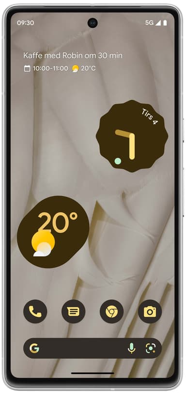 Google Pixel 7 smarttelefon 8/128GB (snø)