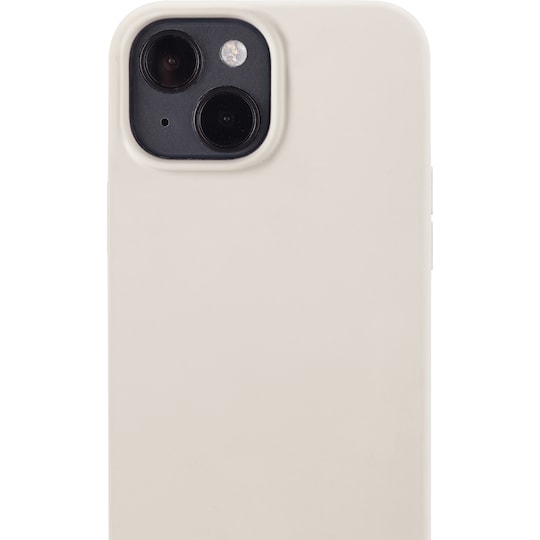 Holdit Silicone iPhone 14/13 deksel (beige)