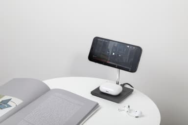 Native Union Snap 2i1 MagSafe trådløst ladestativ (sort)