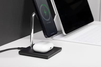 Native Union Snap 2i1 MagSafe trådløst ladestativ (sort)