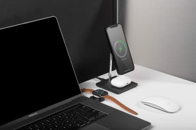 Native Union Snap 2i1 MagSafe trådløst ladestativ (sort)