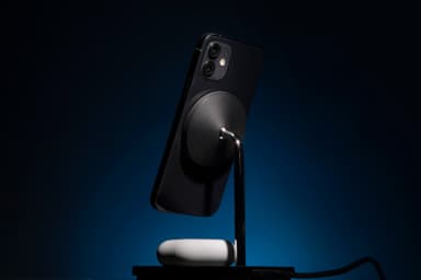Native Union Snap 2i1 MagSafe trådløst ladestativ (sort)
