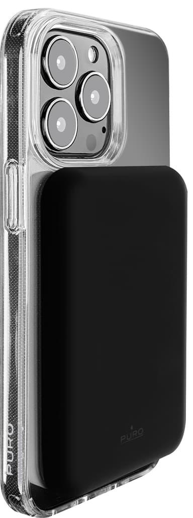 Puro MagSafe 4000 mAh powerbank (sort)
