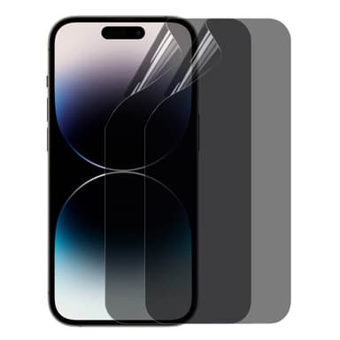 2-pak Privacy Skjermbeskytter 3D Soft HydroGel Apple iPhone 14 Pro