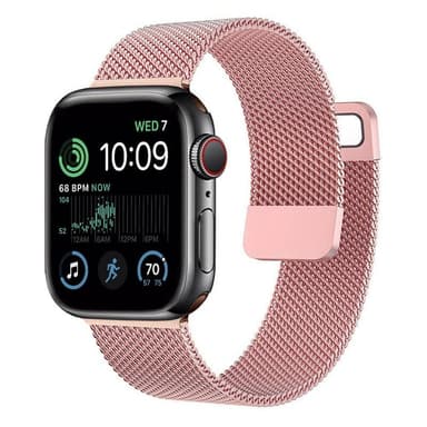 Milanese armbånd Apple Watch SE 2022 (44mm) - Rosa