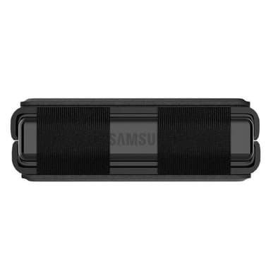 Nillkin Qin Vegansk Lær Deksel Samsung Galaxy Z Flip 4 - Sort