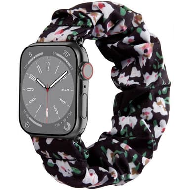 Scrunchie Elastisk armbånd Apple Watch 8 (41mm) - Classic flower