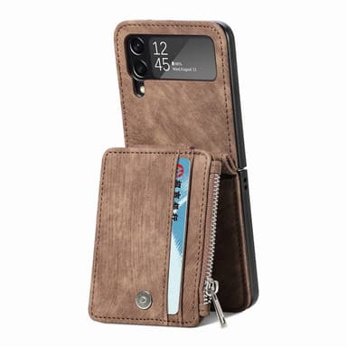 Mobildeksel 2i1 Samsung Galaxy Z Flip 4 - Brun