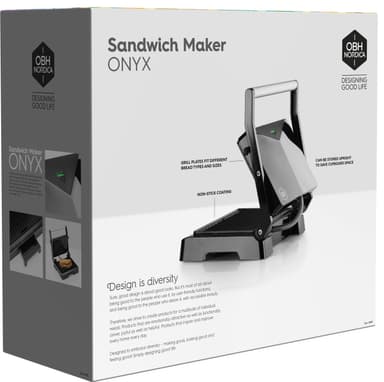 OBH Nordica Onyx toastjern 6889