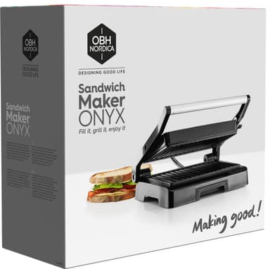 OBH Nordica Onyx toastjern 6889