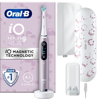 OralB iO 9 limited edition elektrisk tannbørste 431015 (rose quartz) Elkjøp OralB iO 9 limited edition elektrisk tannbørste 431015 (rose quartz) Elkjøp