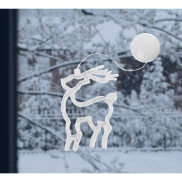 LED-lampe for julen, Reinsdyr