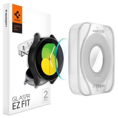 Spigen Samsung Galaxy Watch 4/5 44mm Skjermbeskytter GLAS.tR EZ Fit 2-pakning