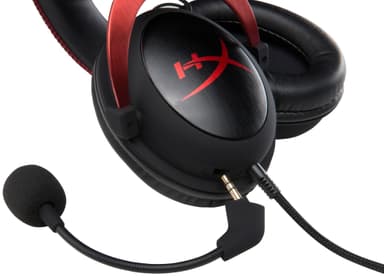 HyperX Cloud II gaming hodetelefoner (sort/rød)