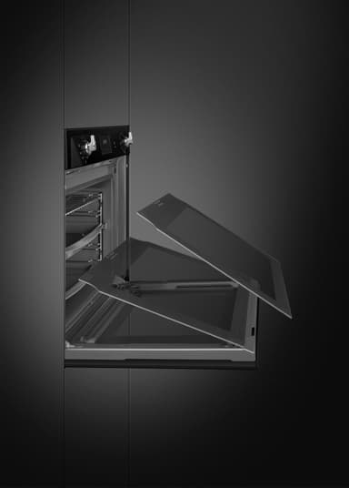 Smeg innebygd stekeovn SOP6900TN (sort)
