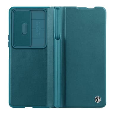 Nillkin Qin Pro deksel Samsung Galaxy Z Fold 4 - Petrol