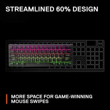 SteelSeries Apex Pro Mini trådløst gamingtastatur