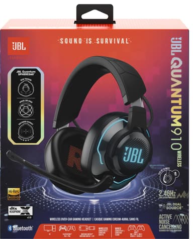 JBL Quantum 910 trådløst gaming headset Elkjøp