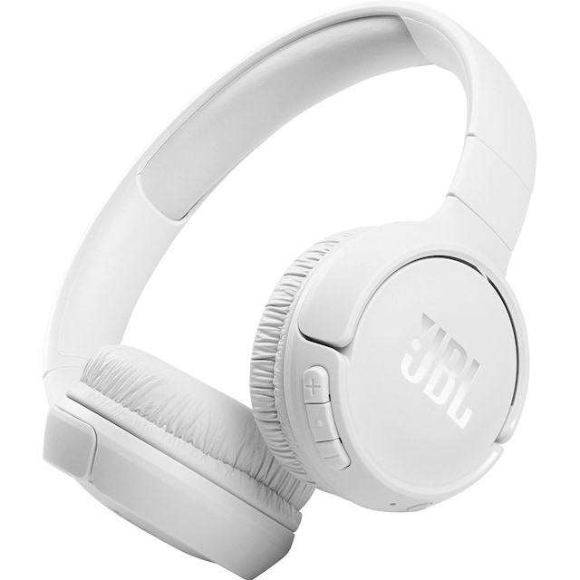 JBL Tune 510BT trådløse on-ear hodetelefoner (hvit)