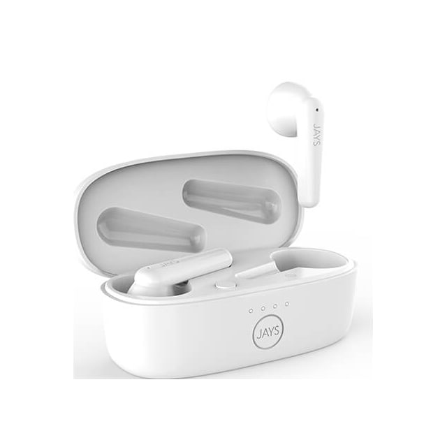 Jays t-Six helt trådløse in-ear hodetelefoner (hvit)