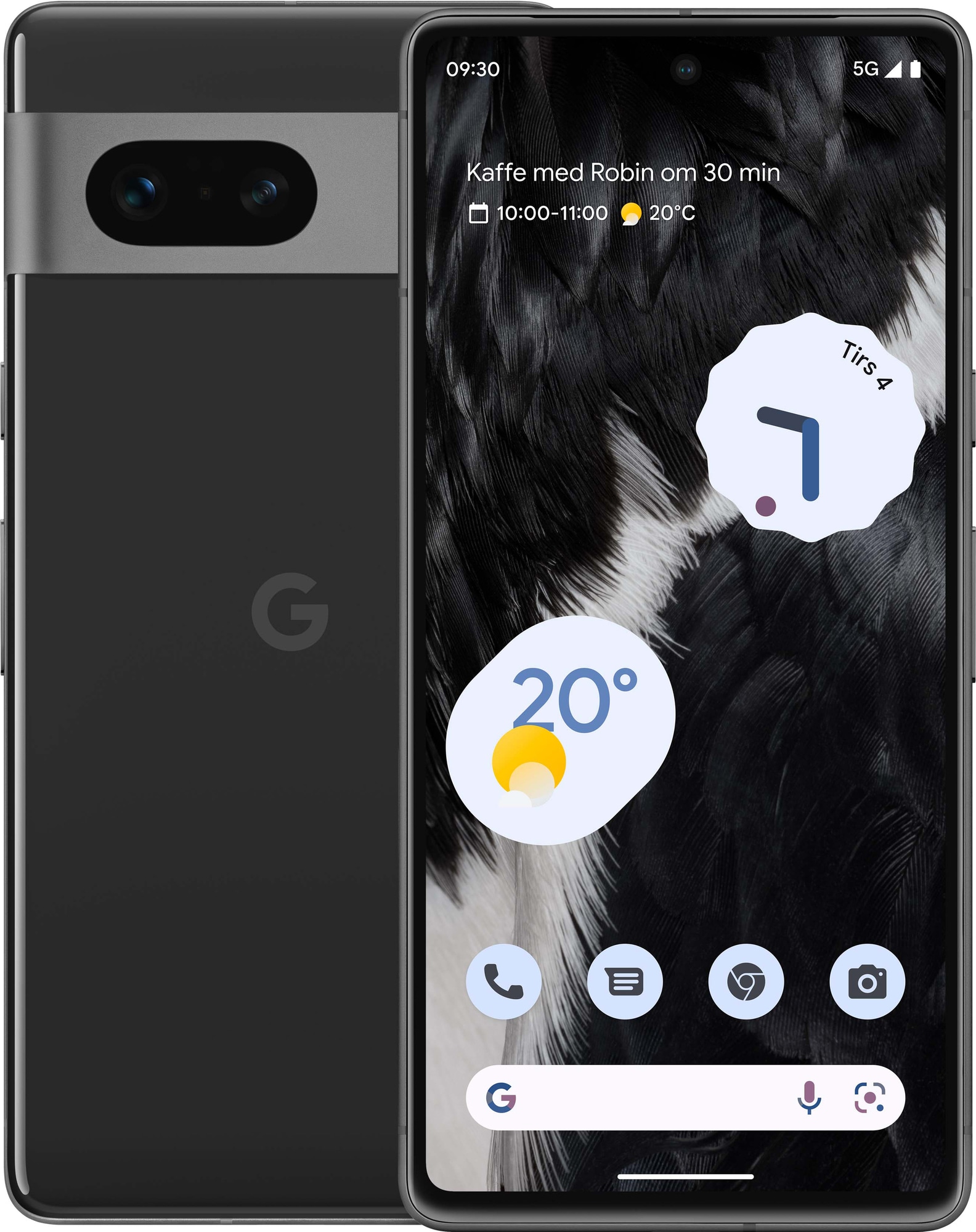 Google Pixel 7 smarttelefon 8/128GB (obsidian) - Elkjøp