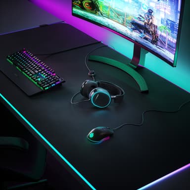 SteelSeries Arctis 5 2019 Edition gaming headset (sort)