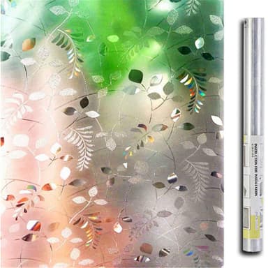 Personvern Window Film 3D Leaves Hvit 200 x 45 cm