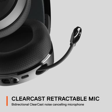SteelSeries Arctis 7 Plus Wireless gaming headset (sort)