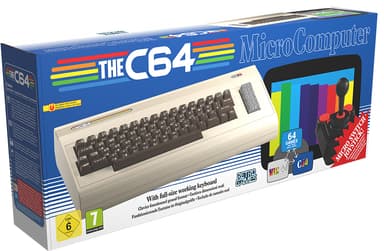 The C64 retrokonsoll i full størrelse