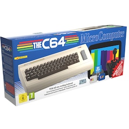 The C64 retrokonsoll i full størrelse