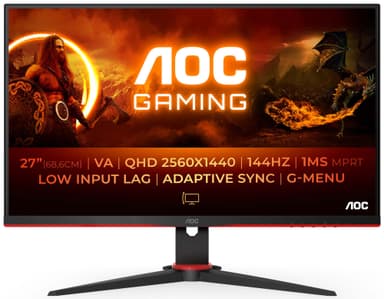 AOC Q27G2E/BK 27" gamingskjerm