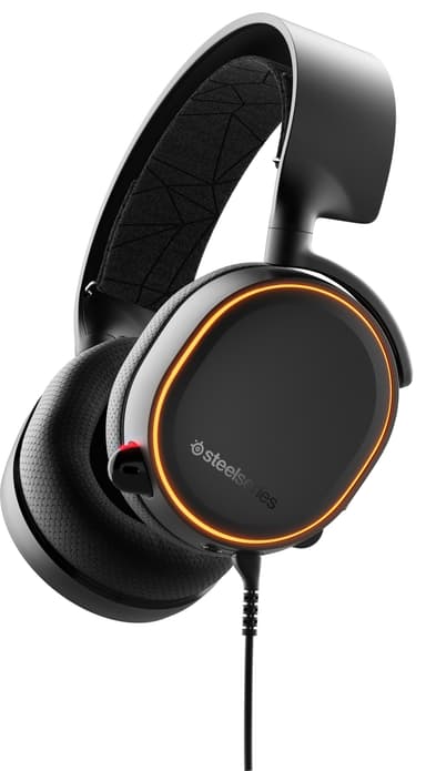 SteelSeries Arctis 5 2019 Edition gaming headset (sort)