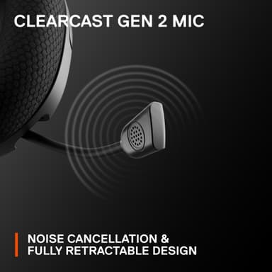 SteelSeries Arctis Nova 1P gaming headset (sort)