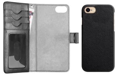 iDeal magnet lommebokdeksel for iPhone 6/7/8/SE Gen. 2/3 (sort)