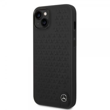 Mercedes Benz iPhone 14 Deksel Star Pattern Svart