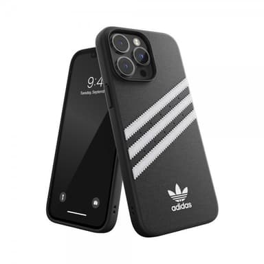 Adidas iPhone 14 Pro Max Deksel 3 Stripes Snap Case Svart Hvit