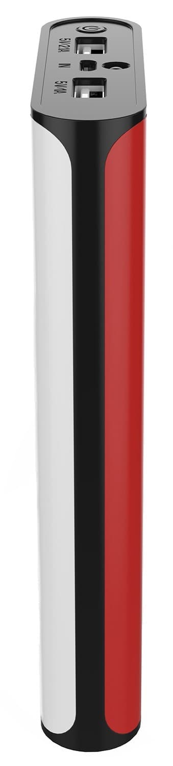 Zagg Ignition 12 powerbank (rød/sort/hvit)