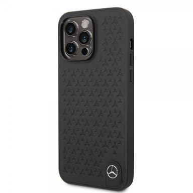 Mercedes Benz iPhone 14 Pro Max Deksel Star Pattern Svart