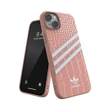 Adidas iPhone 14 Plus Deksel 3 Stripes Snap Case Alligator Pink