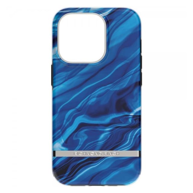 Richmond & Finch iPhone 14 Pro Deksel Blue Waves