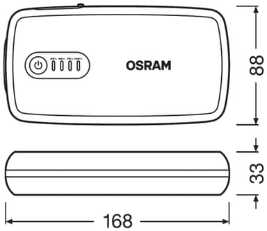 Osram BATTERYstart 300 starthjelp til bil 6120045