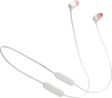 JBL Tune125BT trådløse in-ear hodetelefoner (hvit)