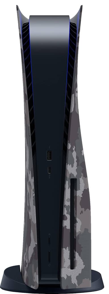 PS5 konsolldeksel (Grey Camouflage)