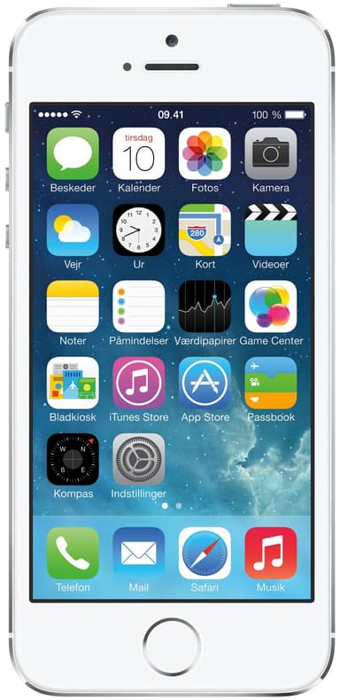 iPhone 5S 16 GB (sølv)