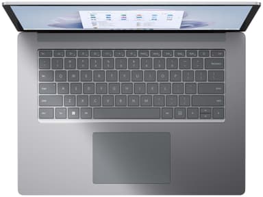 Microsoft Surface Laptop 5 i7-12/8GB/256GB/EVO 15" bærbar PC (platinum)