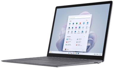 Microsoft Surface Laptop 5 i5-12/8GB/256GB/EVO 13" bærbar PC (platinum)