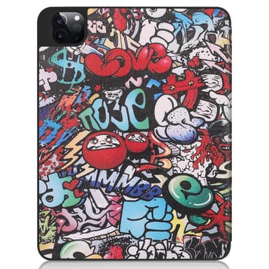 iPad Pro 11 2021 Trippeldeksel med smal passform - Graffiti