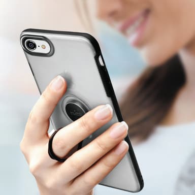 Puro Magnet Ring deksel for iPhone 6/7/8/SE Gen. 2 (transparent)