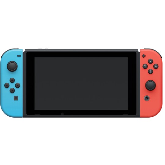 Nintendo Switch spillkonsoll 2022 with neon Joy-Con kontrollere