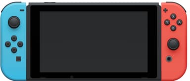 Nintendo Switch spillkonsoll 2022 with neon Joy-Con kontrollere